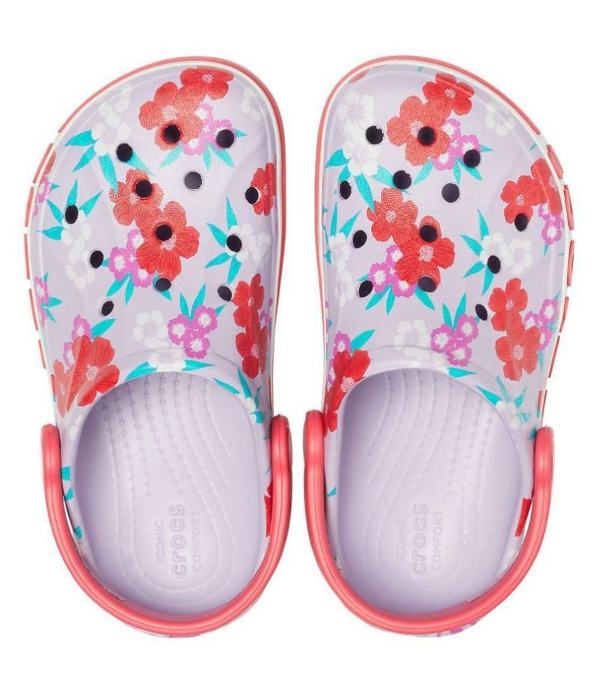 crocs bae clog purple