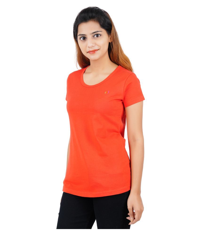 cotton on orange shirt