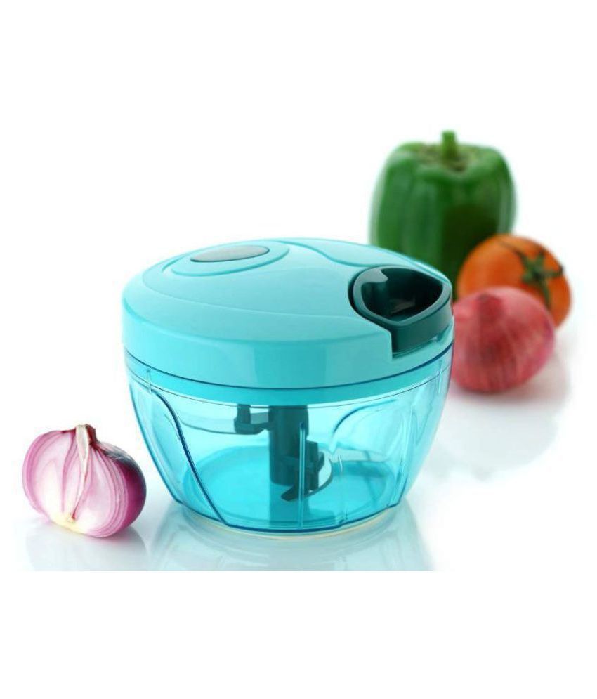 Vegetable Fruit Nut Onion Chopper, Hand Meat Grinder Mixer (3 Blade