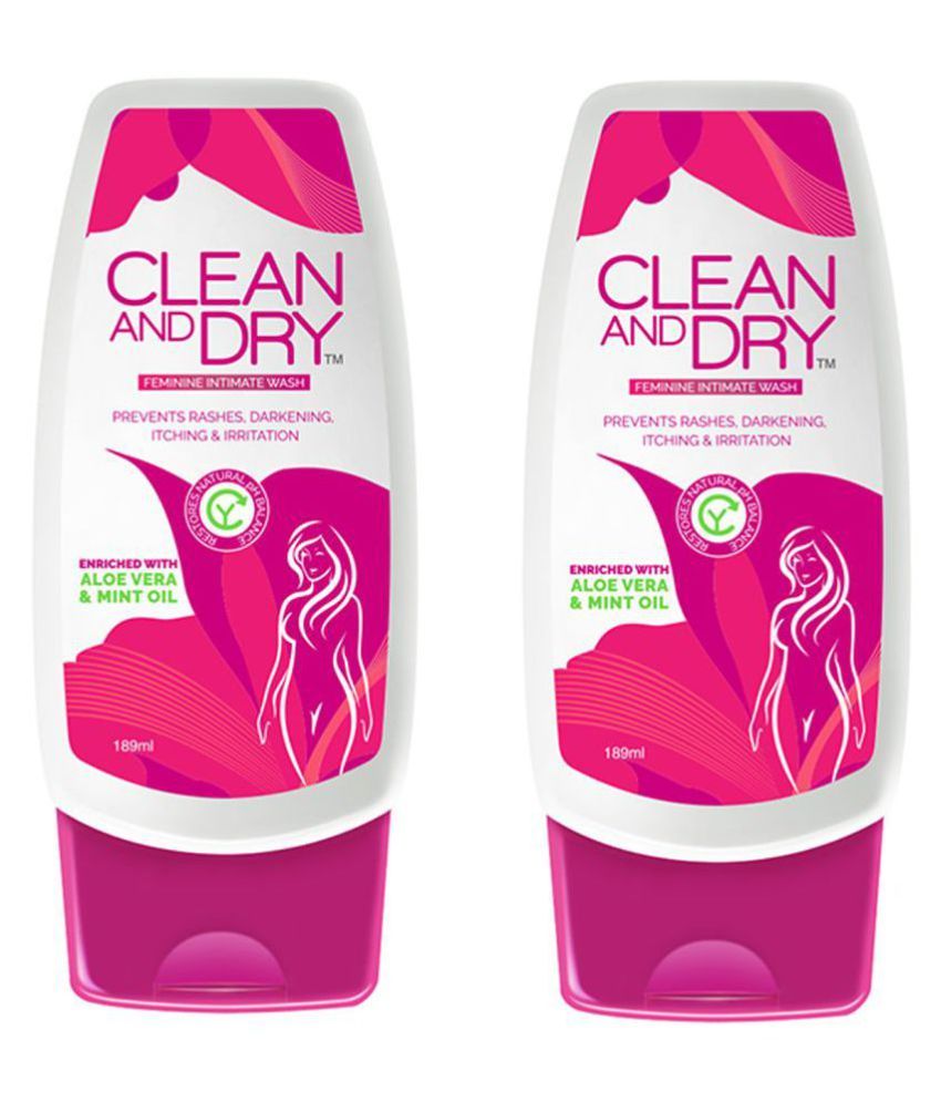 Clean And Dry Feminine Hygiene Wash Intimate Cleansing Liquid 189 mL