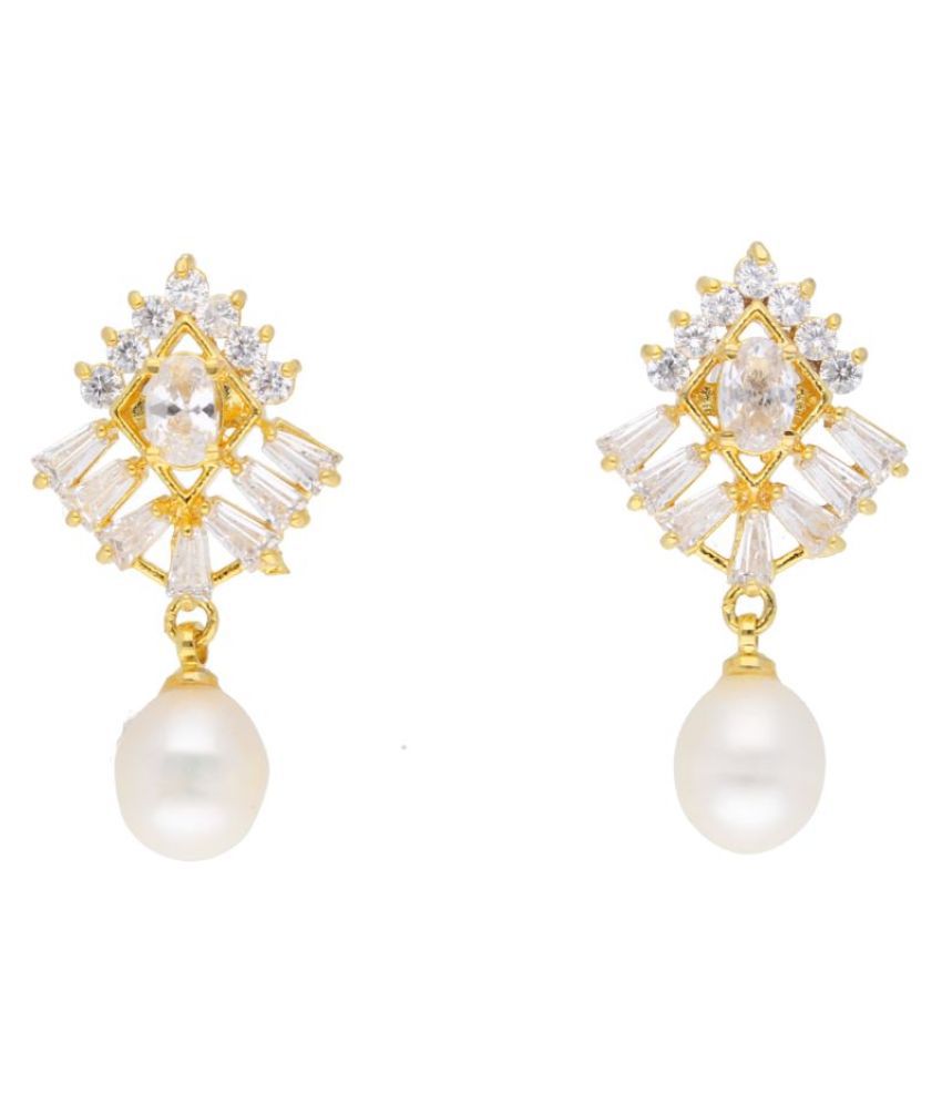 Sri Jagdamba Pearls Pearls White Contemporary Contemporary/Fashion Gold ...