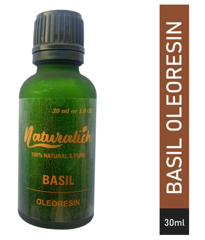 Naturalich Basil Oleoresin Essential Oil 30 mL