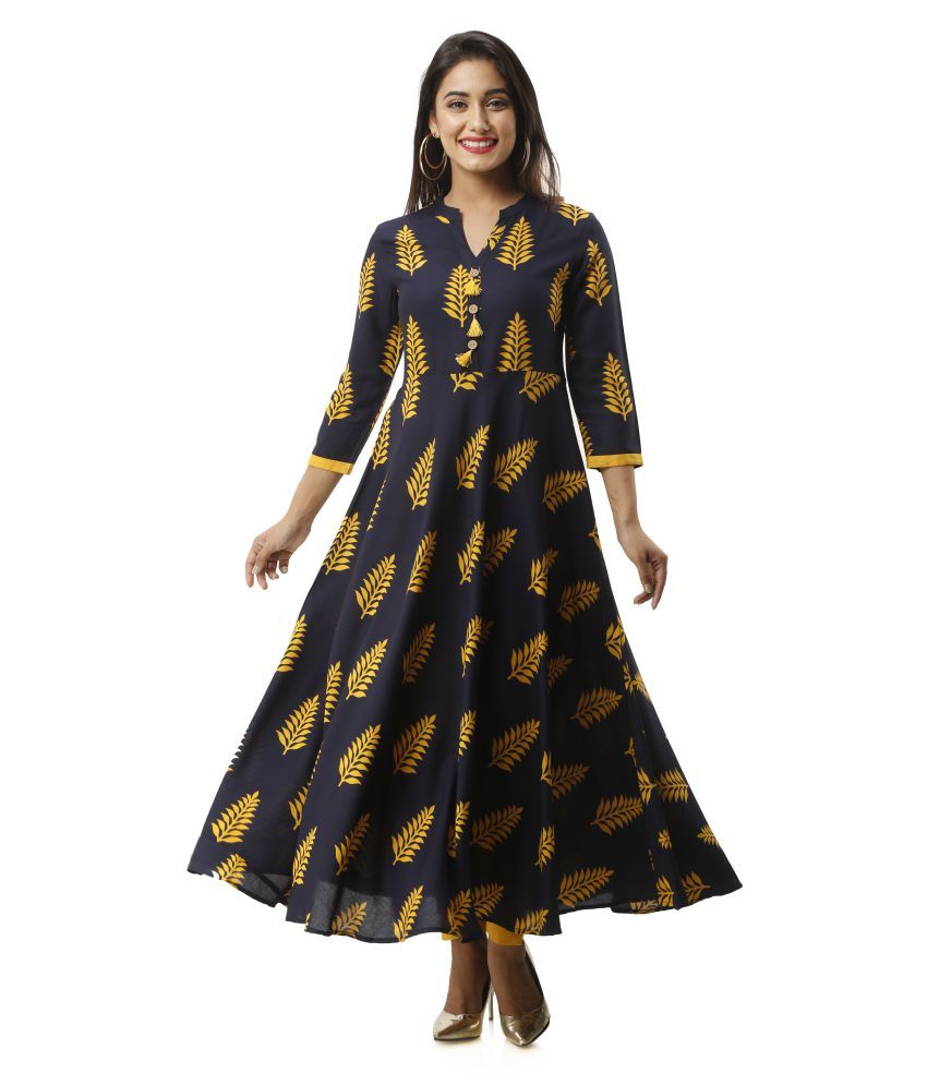 anarkali model kurti