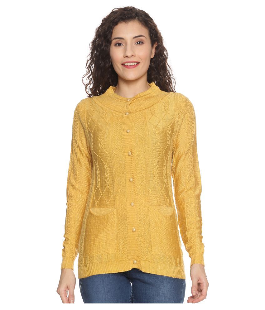 yellow cardigans for sale