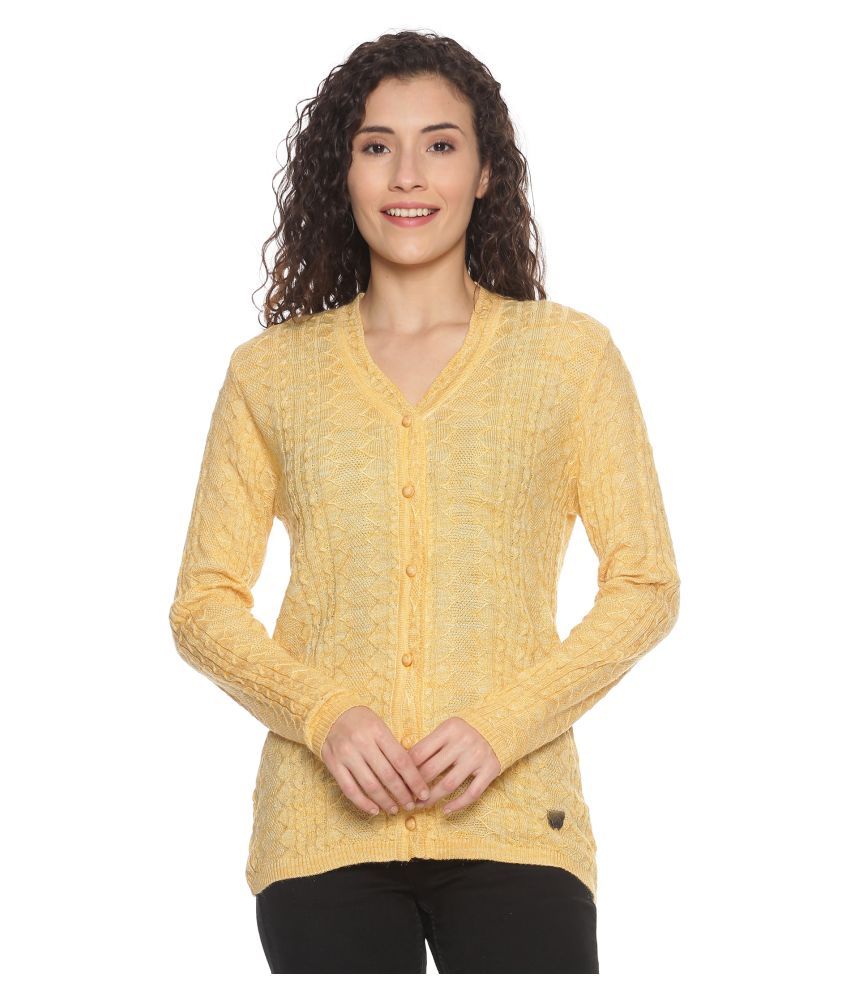 yellow cardigans for sale
