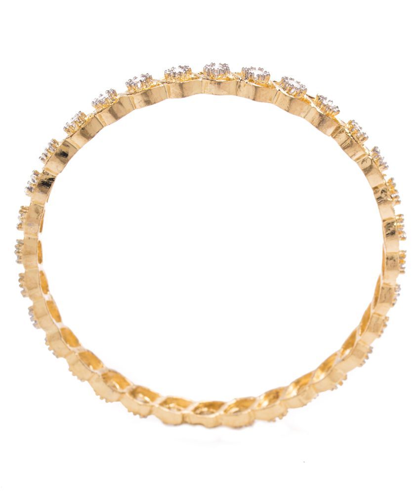 Manikya Traditional Bengali Bangles Copper with 24ct Gold Plated (No