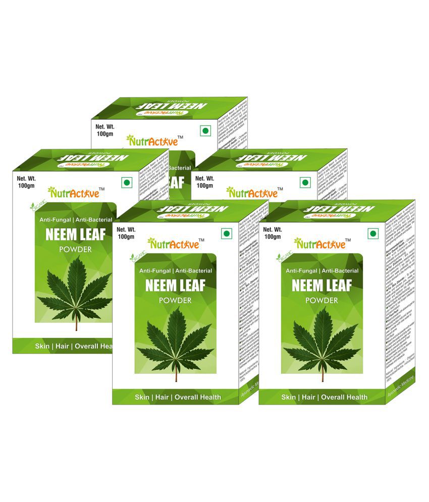     			NutrActive Neem leaf Powder 100 gm Pack Of 5