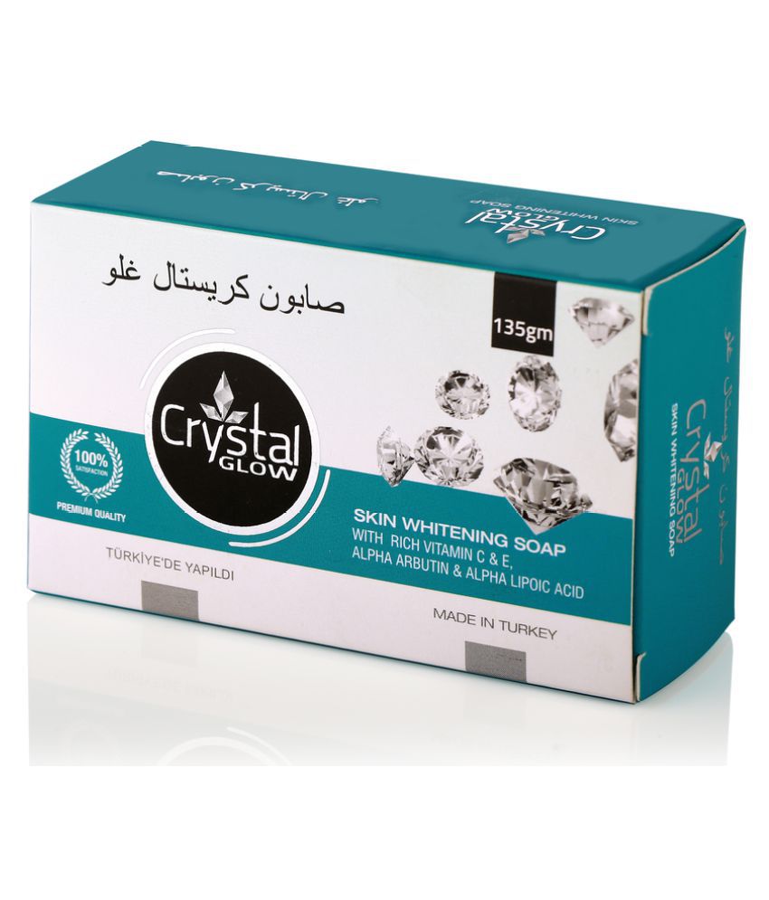 Crystal Glow Advanced Skin Whitening For Both Men & Women Soap Bathing Bar 135 g