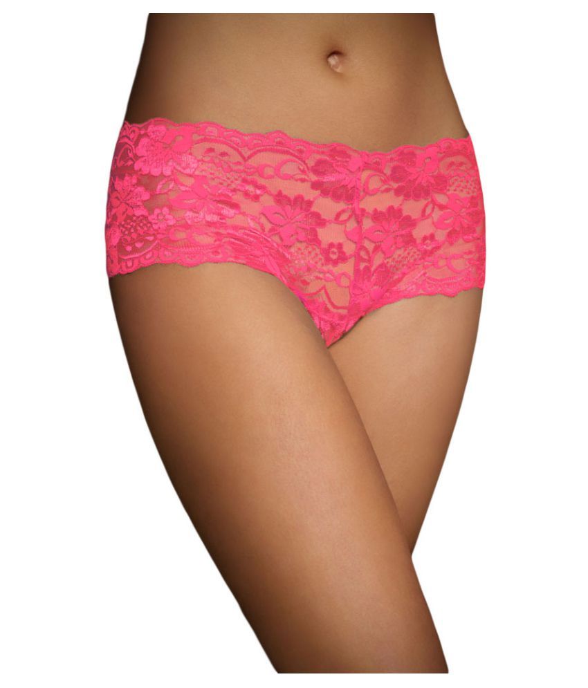     			Celosia Lace Women's Briefs ( Pink )