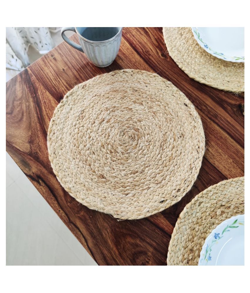 Jasmey Set of 2 Jute Table Mats Buy Jasmey Set of 2 Jute Table Mats