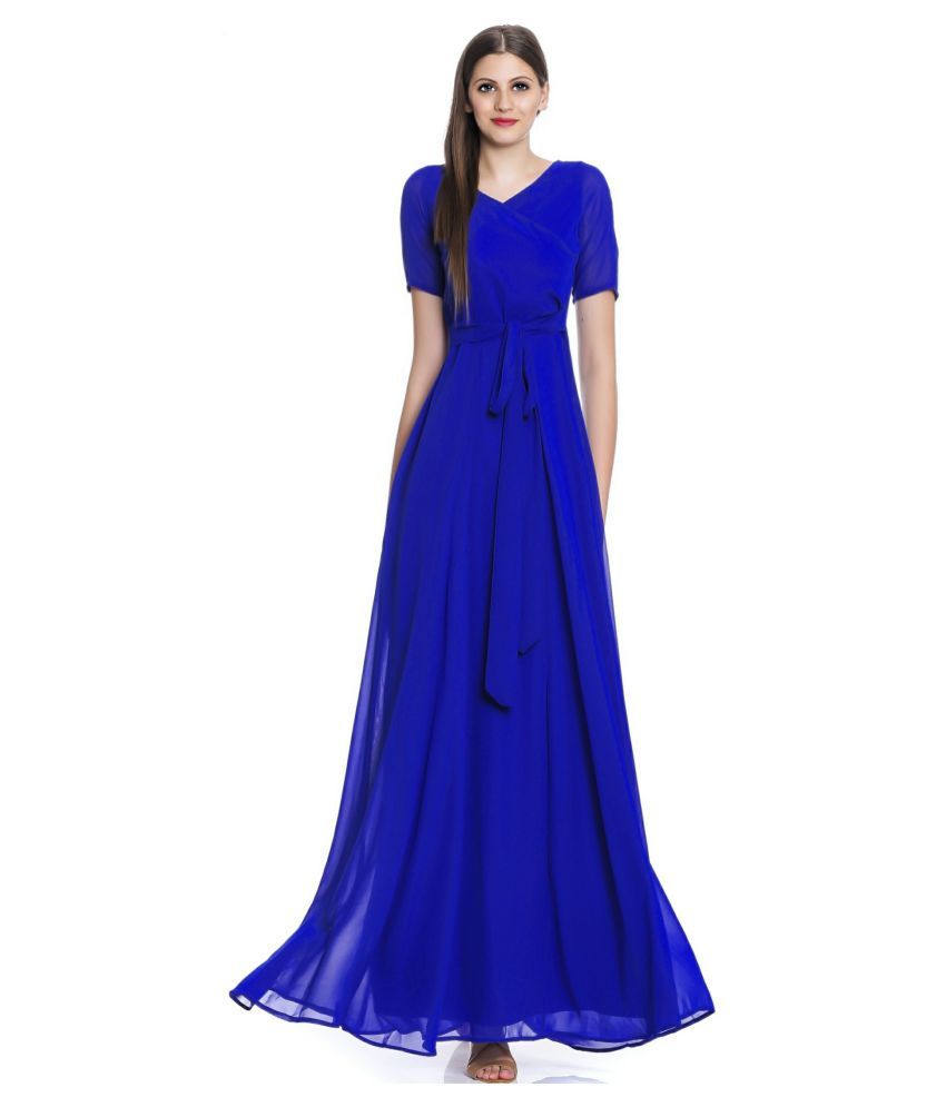 georgette full gown