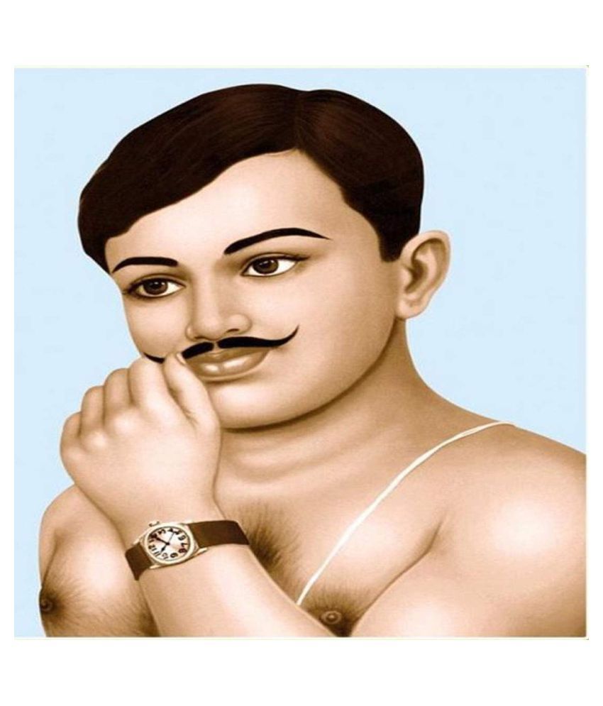 surmul Chandrashekhar Azad Wall Sticker Living Room Motivational/Quotes ...