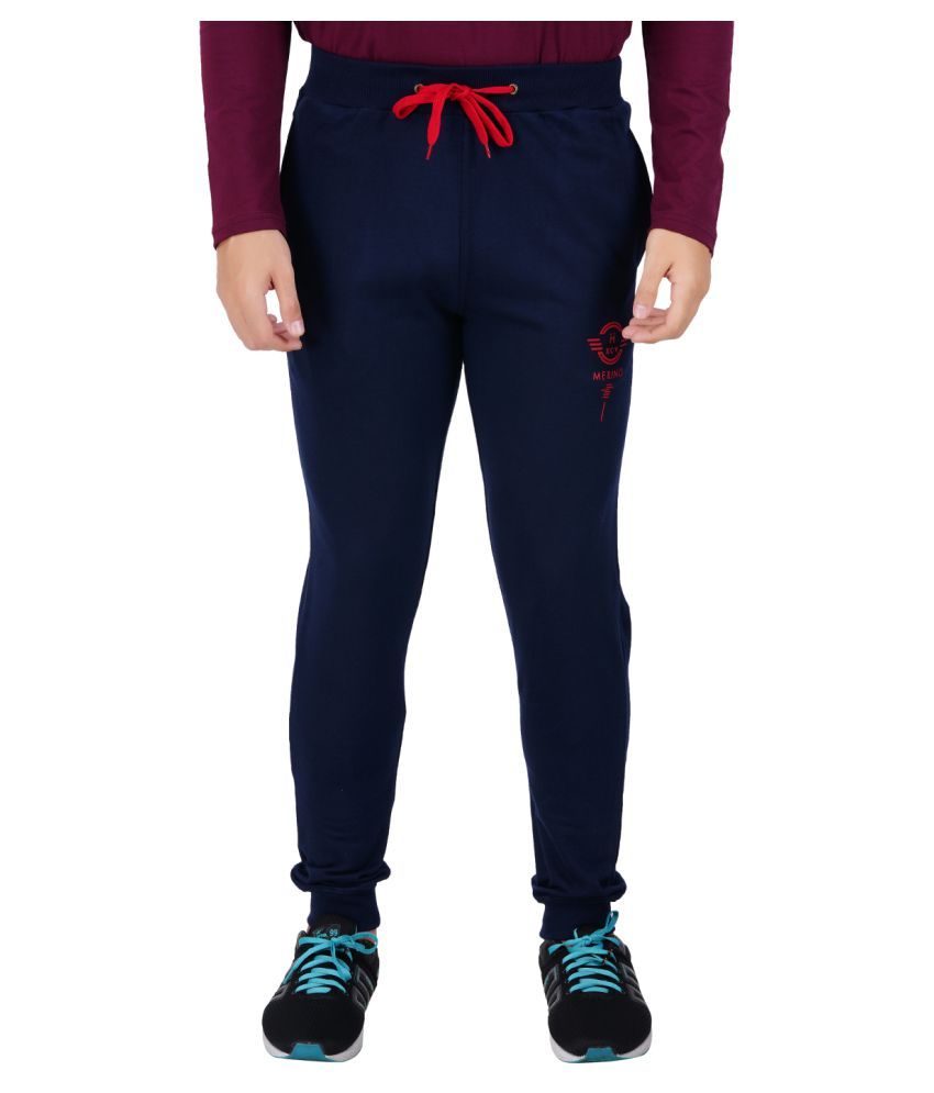 mens navy joggers