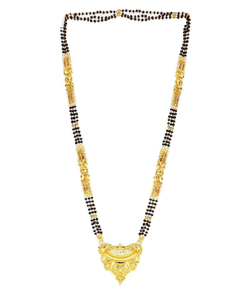     			h m product Gold Plated Letest & Designer Mangalsutra For Women-100267