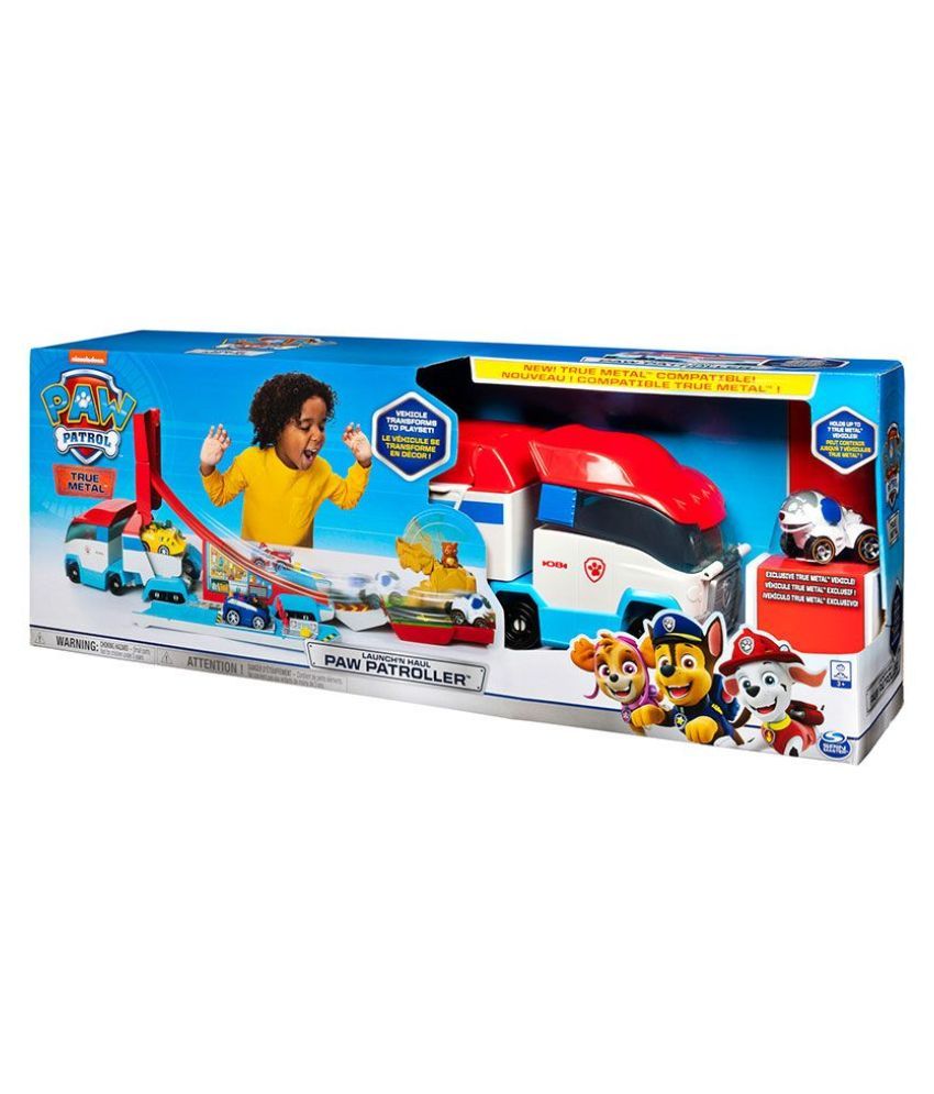 paw patrol paw patroller transforming truck playset