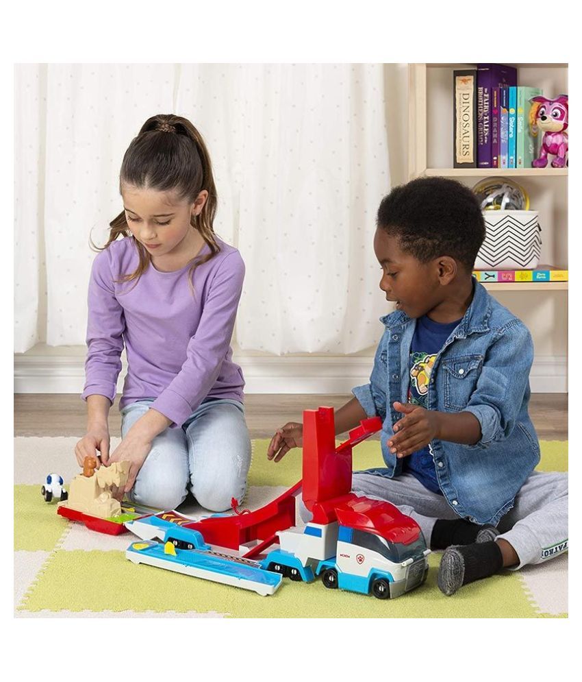 paw patrol die cast paw patroller track