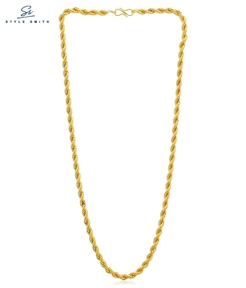 gm Gold Plated Rope Chain 