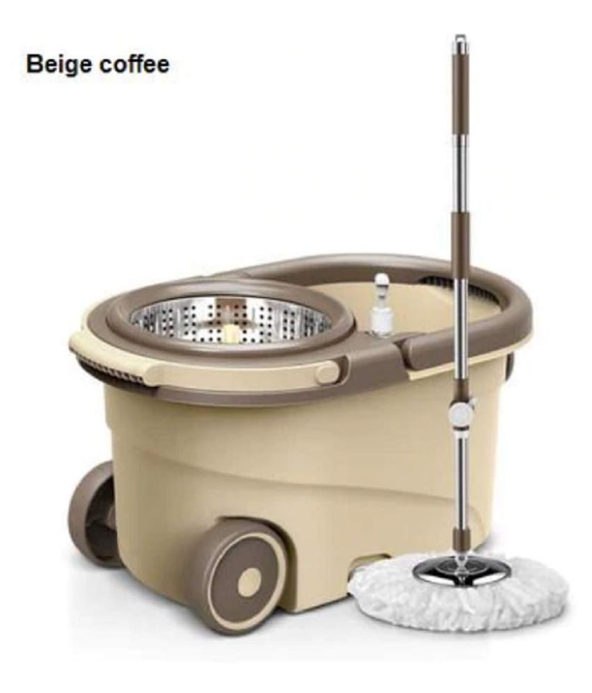 Imported Zone Double Bucket Mop 360 Degree Cleaning MOP (with 2 Refills