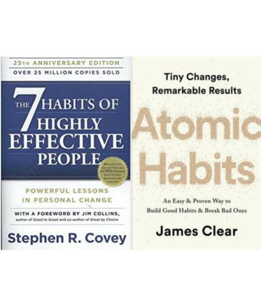     			Combo Of 7 HABIT OF HIGHLY EFFECTIVE PEOPLES And ATOMIC HABIT (Paperback, Multiple Authors)