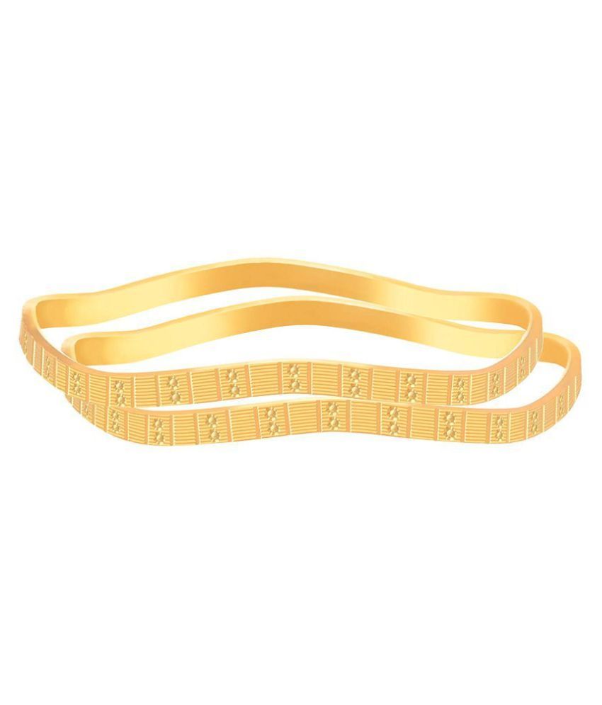     			JFL - Traditonal Ethnic One Gram Gold Plated Designer Bangle for Women & Girls