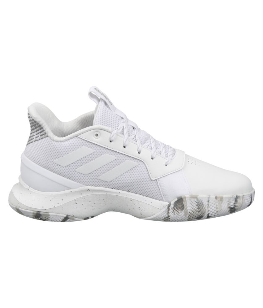 adidas white mens basketball shoes