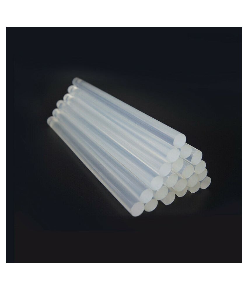 Lunar 7mm Hot Melt Transparent Glue Sticks for Mini Glue Gun (Pack of 10  Sticks) LARGE SIZE: Buy Online at Best Price in India - Snapdeal