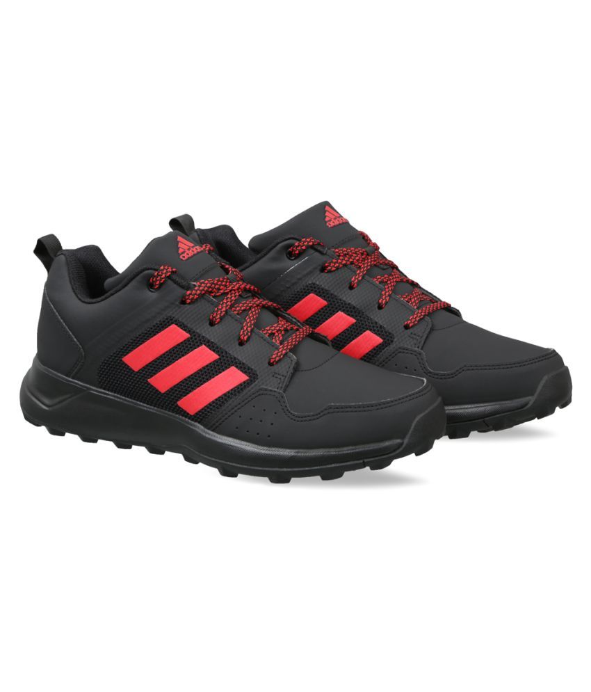 black adidas walking shoes