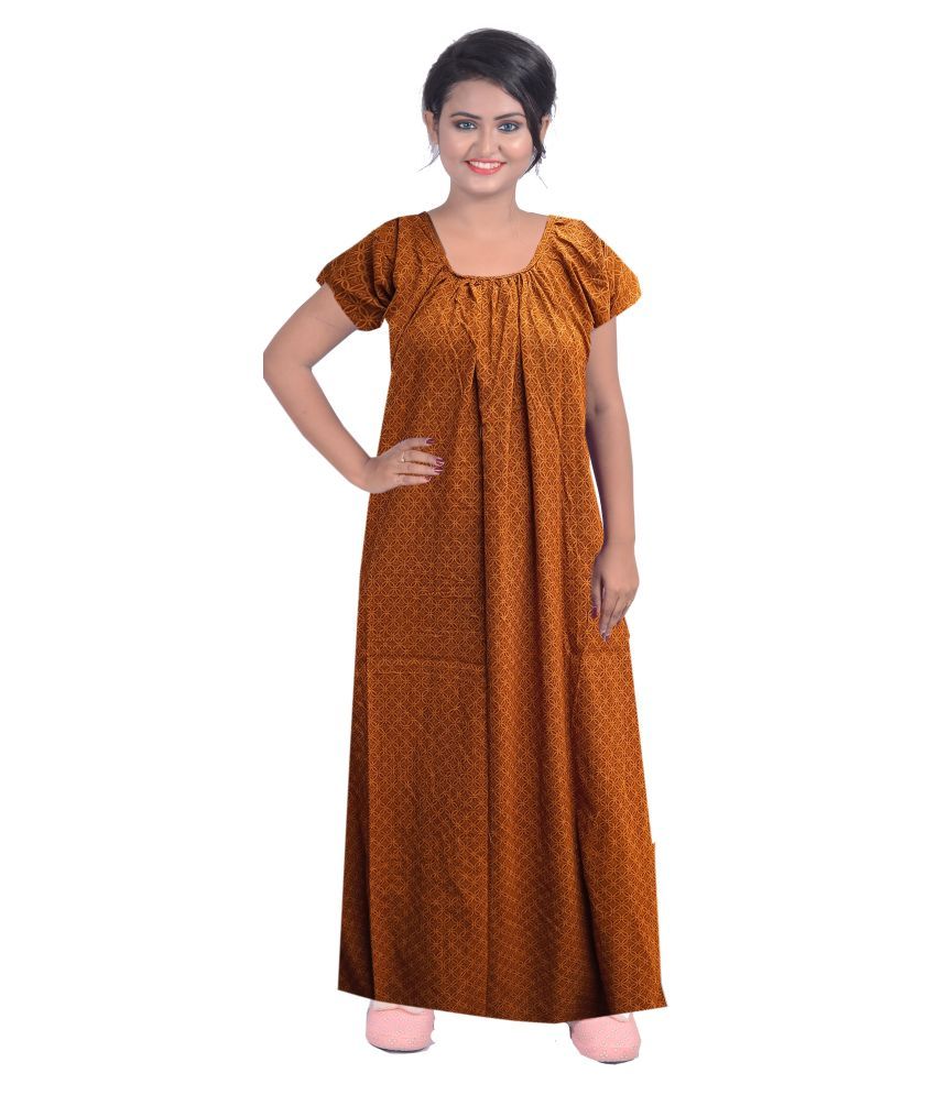 indian cotton night gowns