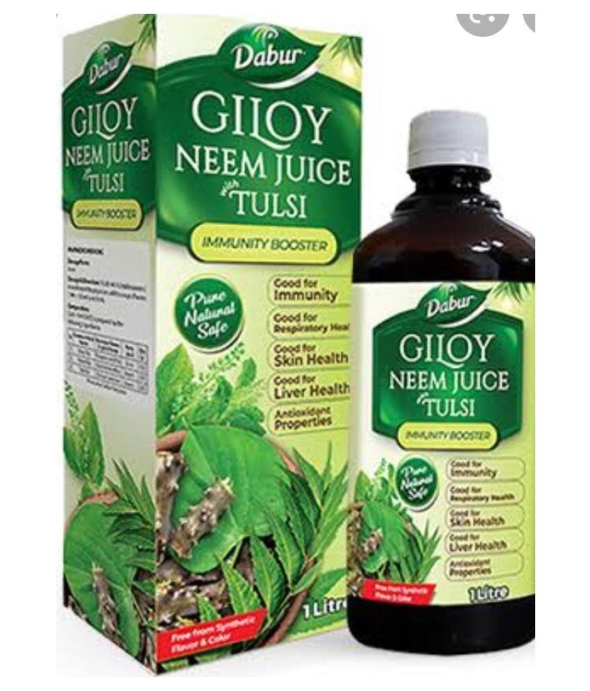Dabur GILOY NEEM JUICE TULSI Liquid 1 l Pack Of 2 Buy