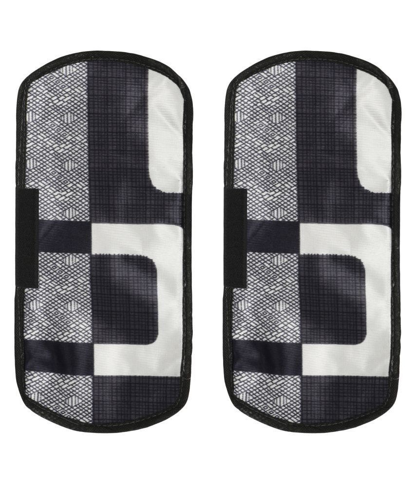     			E-Retailer Set of 2 Polyester Black Fridge Handle Cover