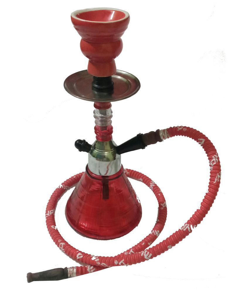 Gc Brand Red 30 Cm Glass Table Hookah Pack Of 1 Buy Gc Brand Red 30 Cm Glass Table Hookah 