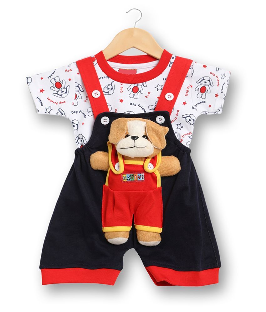 V2 Infant Boy Hosiery Dungre Suit (Navy Blue) Buy V2 Infant Boy