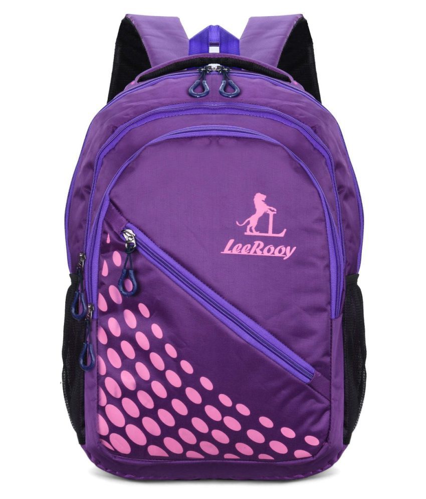LeeRooy Purple Backpack Buy LeeRooy Purple Backpack Online at Low