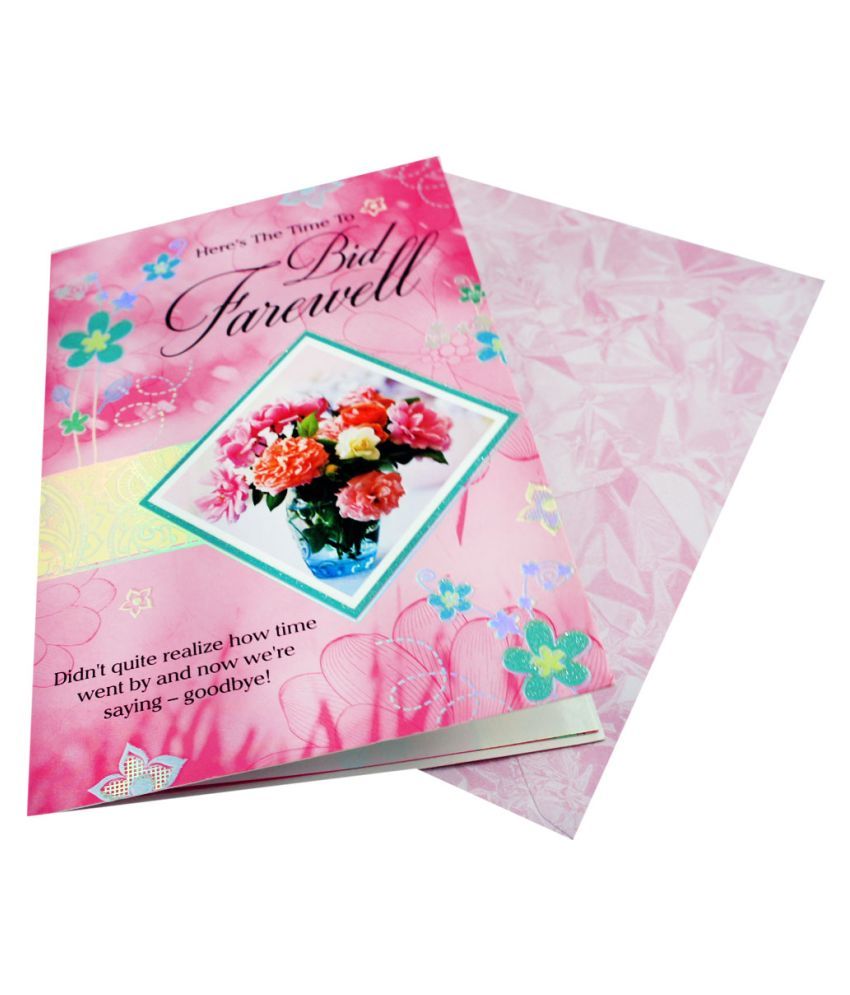 giftics warm farewell and goodbye wishes greeting card