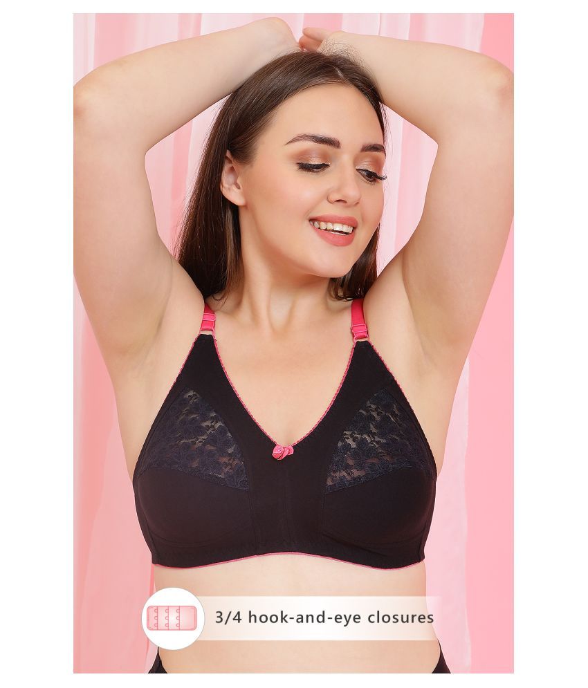     			Clovia Cotton Everyday Bra - Black