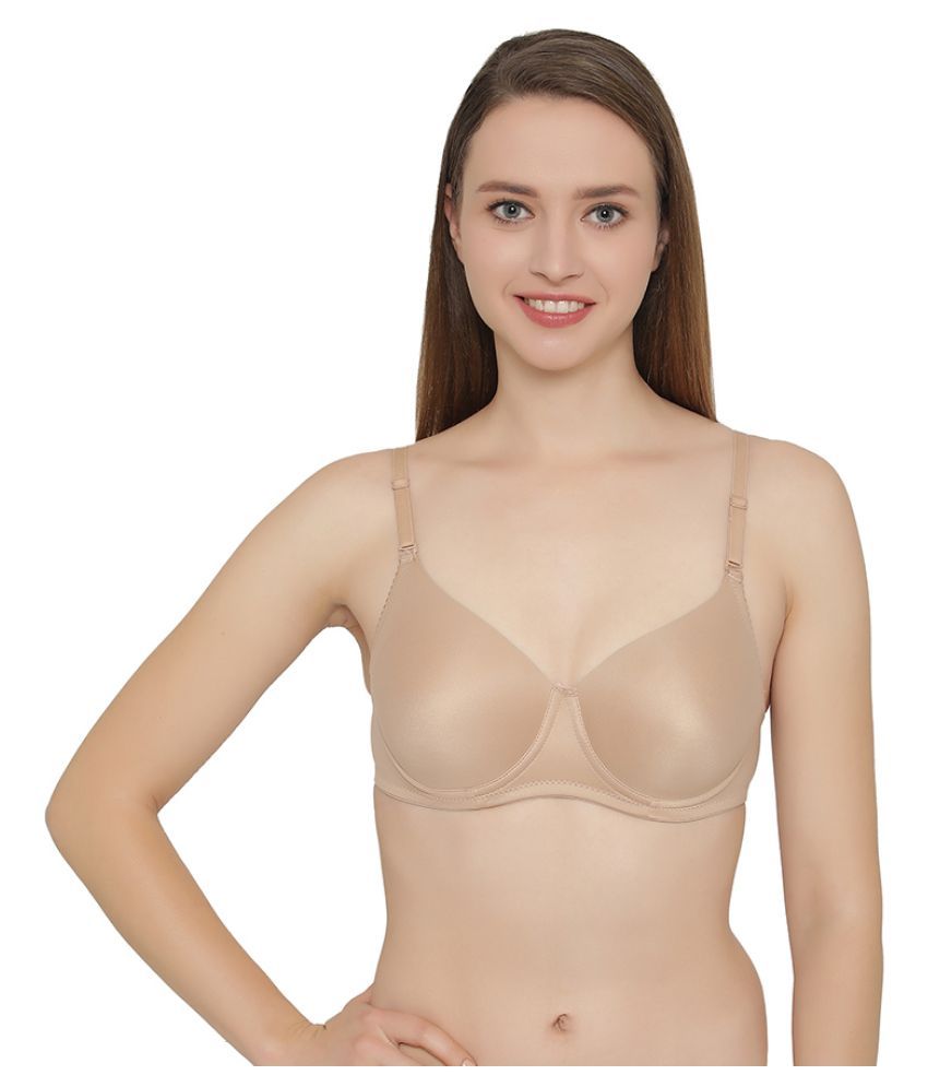     			Clovia Lace Women's T-Shirt Bra ( Beige )