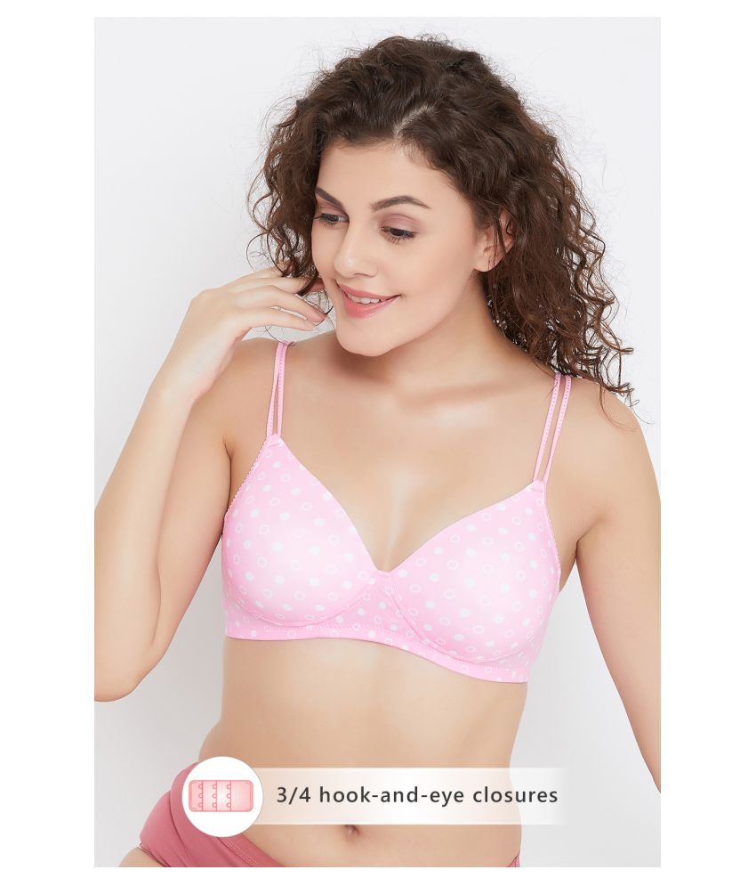     			Clovia Pack of 1 Polyamide Women's T-Shirt Bra ( Pink )