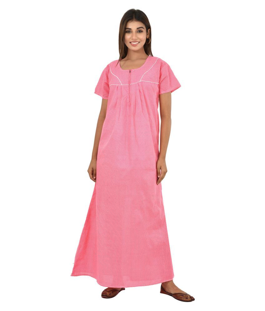 indian cotton night gowns