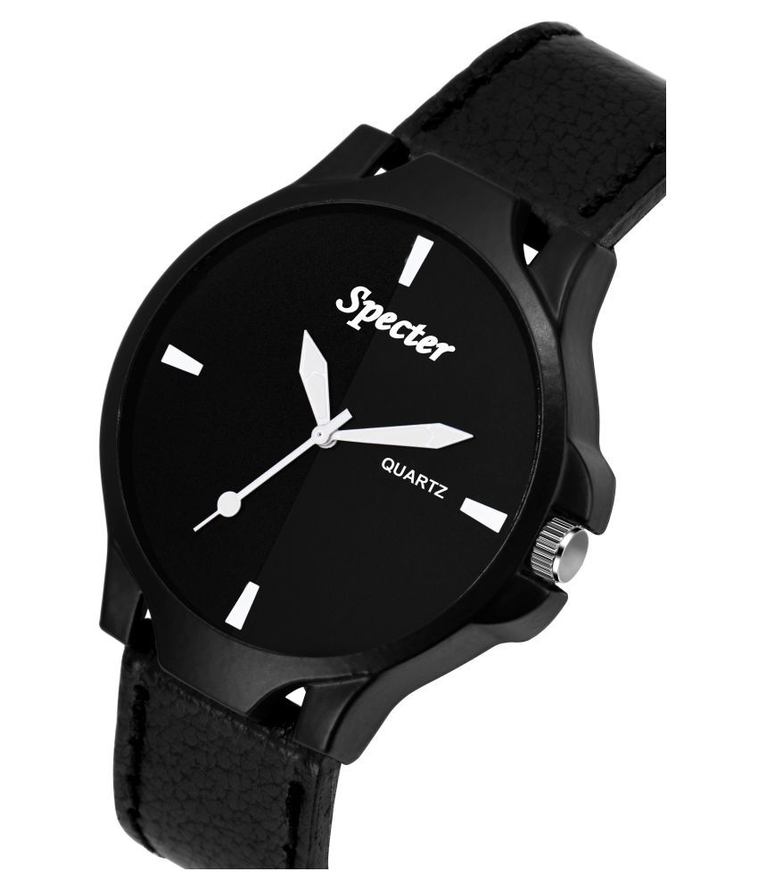 ex306 blue leather analog men's watch