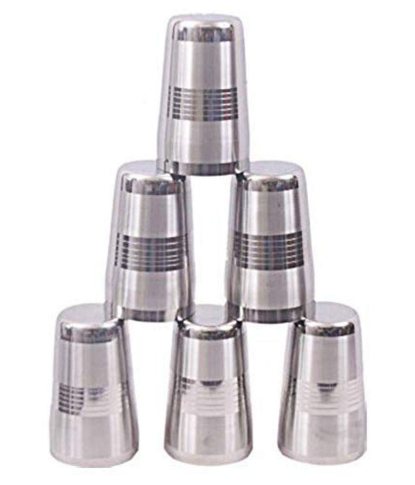 total solution services Stainless Steel 400 ml Glasses Buy Online at
