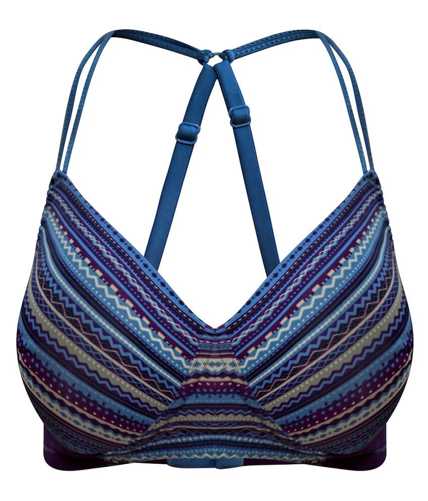     			Clovia Lace T-Shirt Bra - Blue