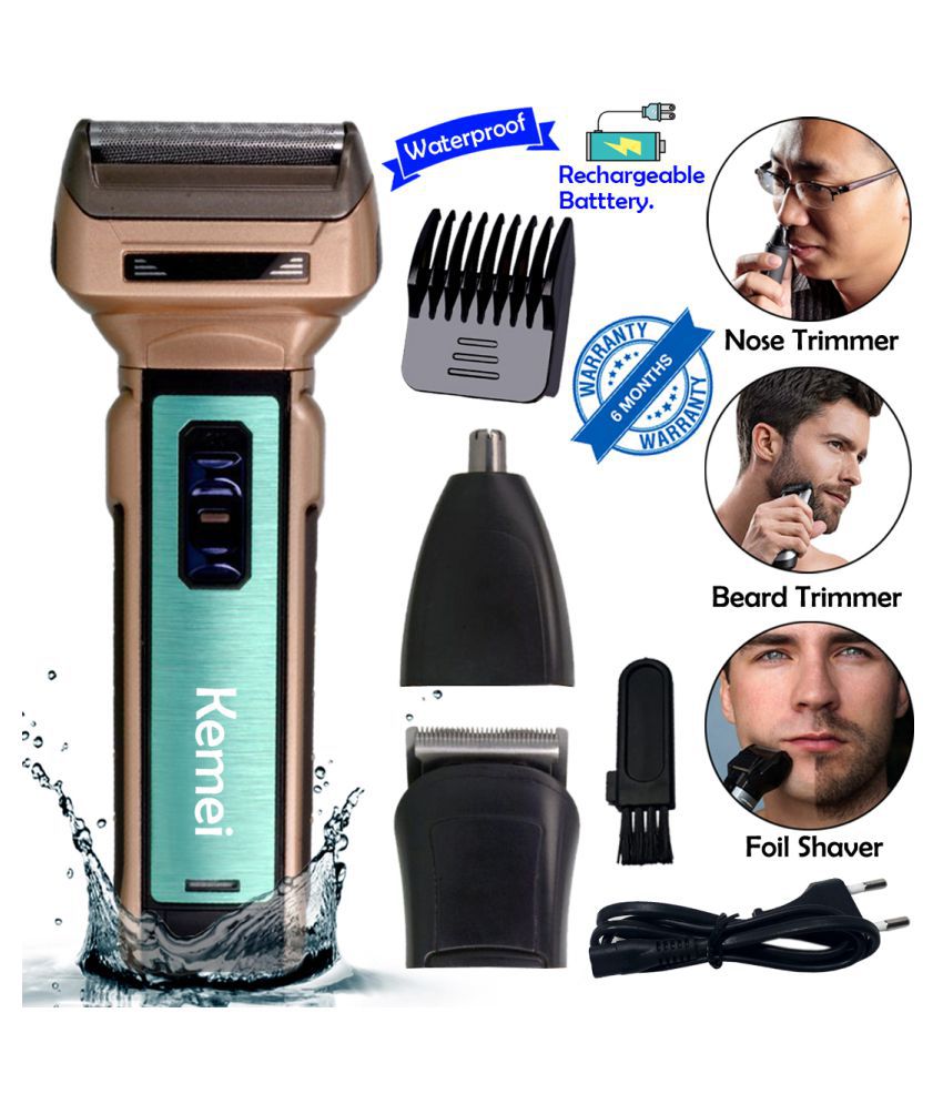 beard trimmer shaver combo