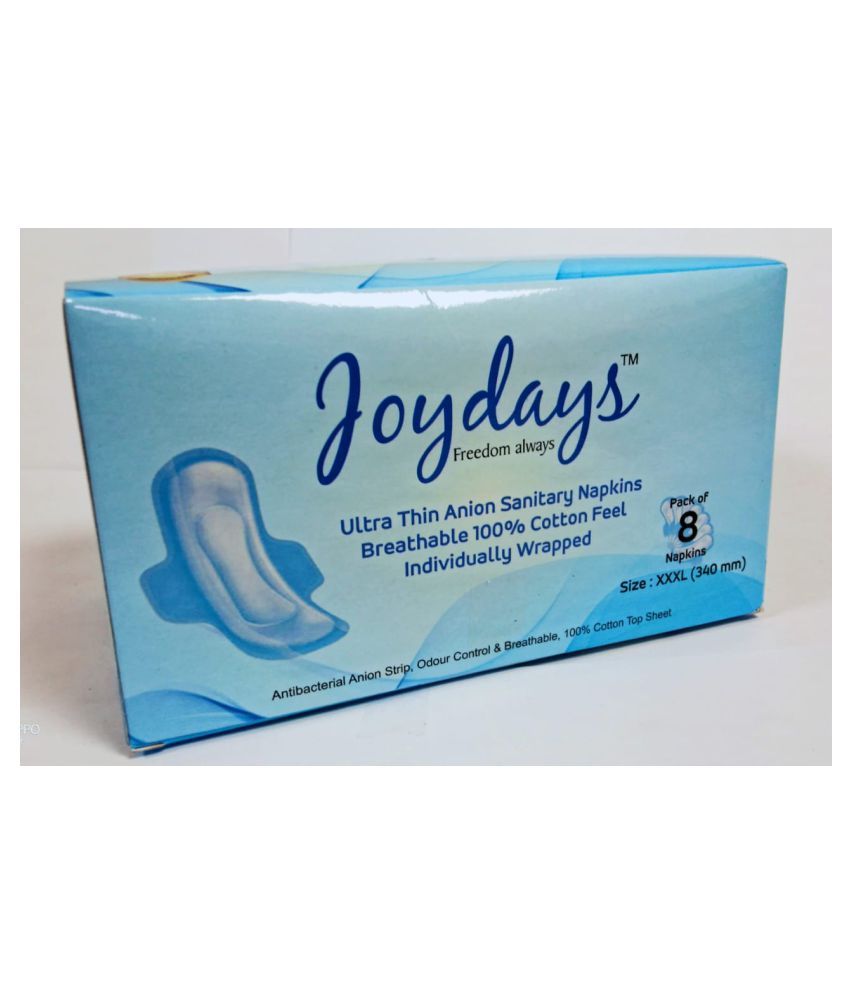 JOYDAYS XXXL Anion Overnight Sanitary Napkins XXL 8 Sanitary Pads Buy JOYDAYS XXXL Anion