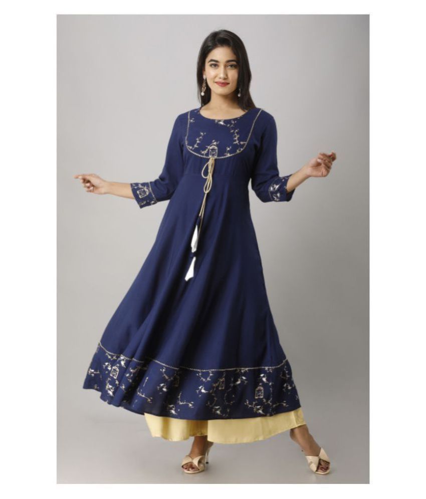 anarkali cotton kurti