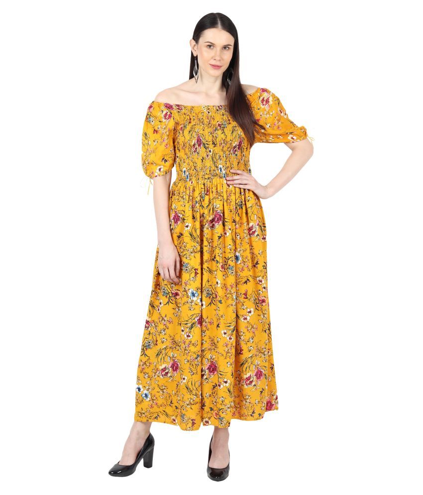 viscose cotton long frocks