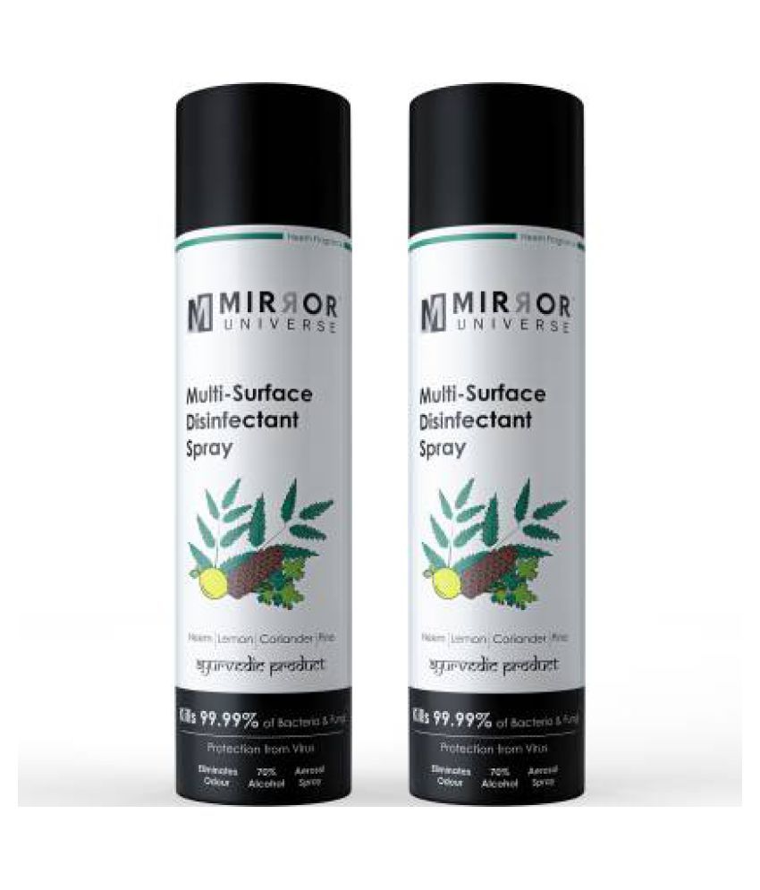 Mirror Universe Disinfectant All Purpose Cleaner Spray with Neem,Lemon,Coriander&Pine 250 mL