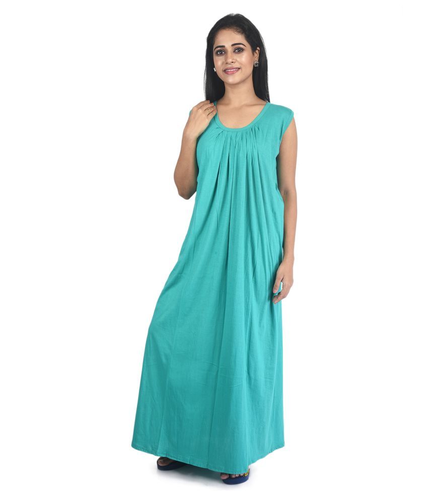     			PIYALI'S CREATION WOMEN'S Hosiery Nighty & Night Gowns - Blue