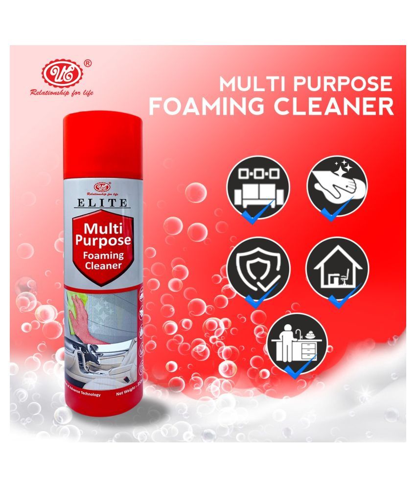 UE Elite Interior Foaming MultiSurface Foam Cleaner For Plastic