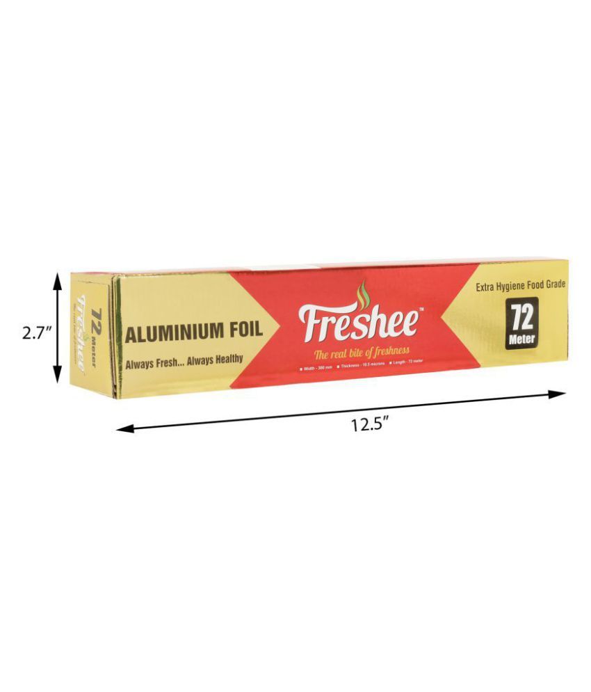     			Freshee 72m Aluminium Silver Foil Paper Roll