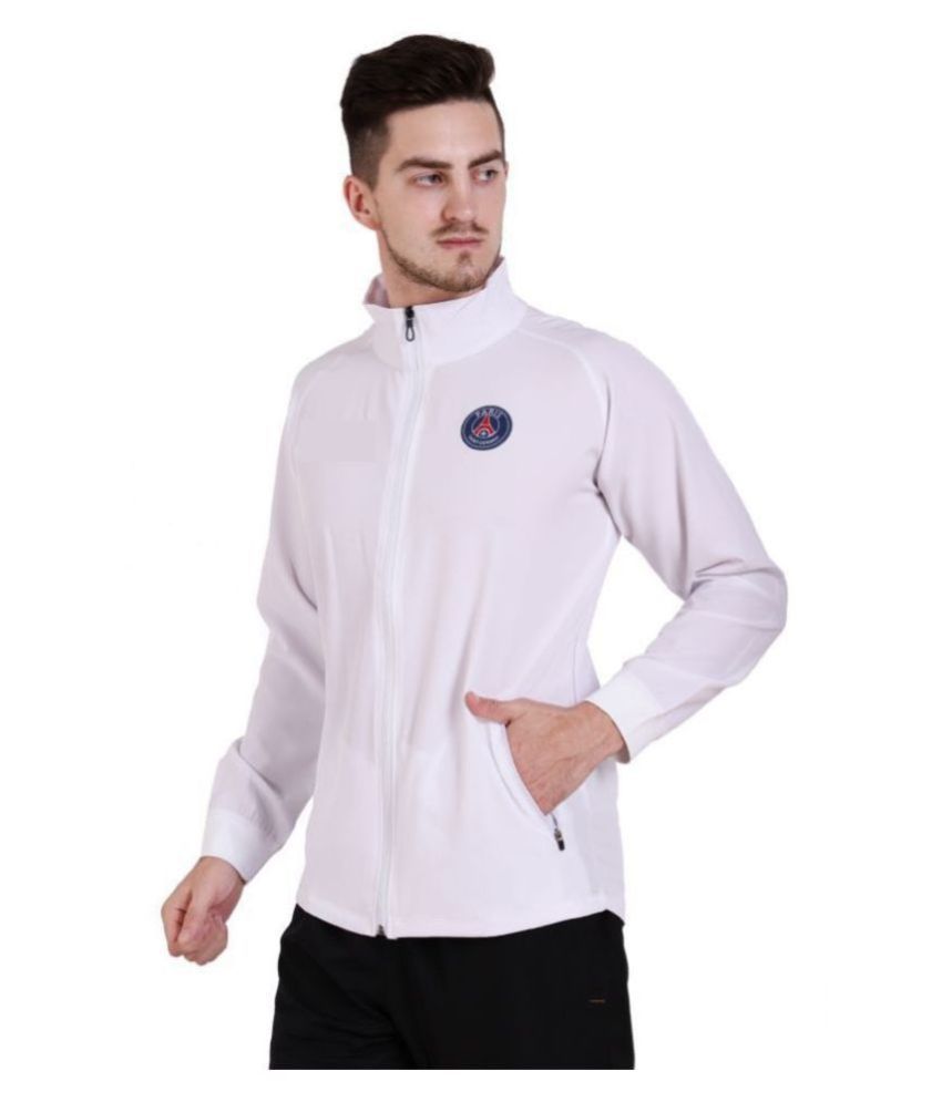 DEVICE White Polyester Fleece Windcheater Single Pack - Buy DEVICE White Polyester Fleece 